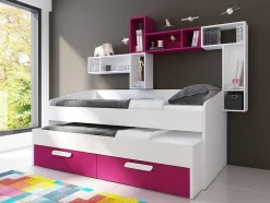 Cama Dupla Adams (190 90 Cm)(Fucsia)