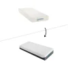Cama Elétrica Articulada Terminais Colchão Memória De Forma - Motores Okin - Branco - 2 X 70 X 190 Cm - Hesiode Iii Da Dreamea