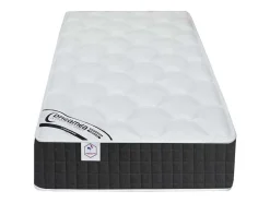 Cama Elétrica Articulada Terminais E Colchão De Molas Ensacadas E Memória De Forma - Motores Okin - Branco - 2X80X200 Cm - Phanes Da Dreamea