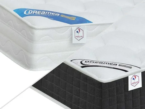 Cama Elétrica Articulada Terminais E Colchão De Molas Ensacadas E Memória De Forma - 2 X 70 X 190 Cm - Motores Okin - Preto - Phanes De Dreamea