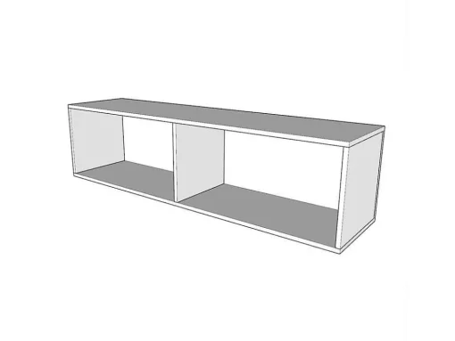 Cama Retratil 160 Vertical Kentaro Com Armário Suspenso Cinza Branca