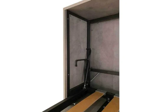 Cama Retratil Beliche Solteiro Horizontal Kando Com Colchões Cimento
