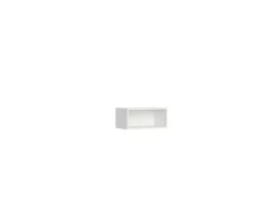 Cama Retratil Beliche Solteiro Horizontal Kando Composicao L Cinza Branca