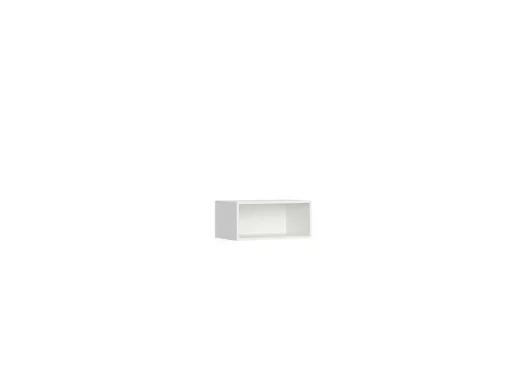 Cama Retratil Beliche Solteiro Horizontal Kando Composicao L Cinza Branca