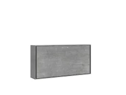 Cama Retratil Solteiro Horizontal Kando Cimento