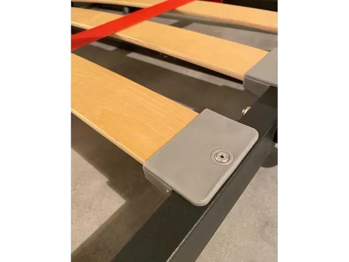 Cama Retratil Solteiro Horizontal Kando Cimento