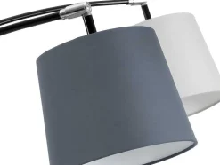 Candeeiro 5 Abajures Varieone - Em Metal E Tecido - A.234 Cm