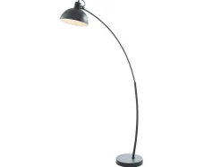Candeeiro Arco Estilo Vintage Lopaz - Ferro - 62 X 25 X 177 Cm - Preto