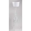 Candeeiro De Chao Glenn, Branco, 40X40X162 Cm, Epikasa