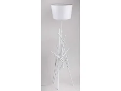 Candeeiro De Chao Glenn, Branco, 40X40X162 Cm, Epikasa