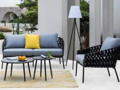 Candeeiro De Pe De Exterior Com Leds - Metal - A. 150 Cm - Cores Variaveis - Leddy