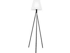 Candeeiro De Pe De Exterior Com Leds - Metal - A. 150 Cm - Cores Variaveis - Leddy