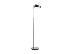 Candeeiro De Pe Estilo Vintage Em Metal, 154 Cm De Altura, Preto E Dourado - Otilie