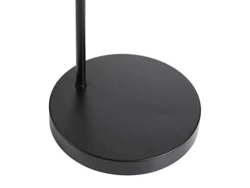 Candeeiro De Pe Estilo Vintage Em Metal, 154 Cm De Altura, Preto E Dourado - Otilie