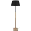Candeeiro De Pe Tosel Thor B Tecido Certo Verde D40 X H162 Cm
