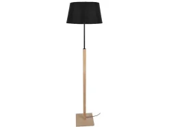 Candeeiro De Pe Tosel Thor B Tecido Certo Verde D40 X H162 Cm