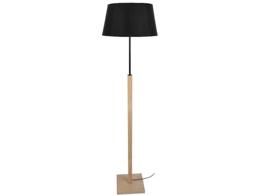 Candeeiro De Pe Tosel Thor B Tecido Certo Verde D40 X H162 Cm