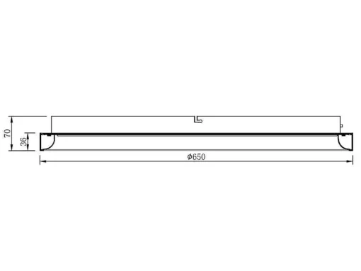 Candeeiro De Teto Design Com Leds De Intensidade Variavel Aluminio E Metal L65 Dourado - Granby