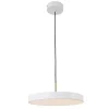 Candeeiro Suspenso Design Redondo Com Leds Em Metal D45 Cm Branco - Vaughan