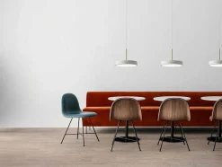 Candeeiro Suspenso Design Redondo Com Leds Em Metal D45 Cm Branco - Vaughan