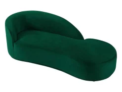 Chaise Longue Direita Veludo Verde - Lonigo De Pascal Morabito