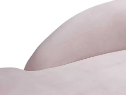 Chaise Longue Esquerda Veludo Cor-De-Rosa - Lonigo De Pascal Morabito