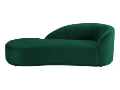 Chaise Longue Esquerda Veludo Verde - Lonigo De Pascal Morabito