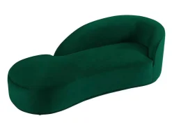 Chaise Longue Esquerda Veludo Verde - Lonigo De Pascal Morabito
