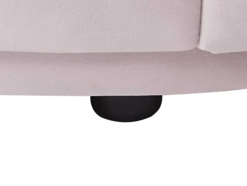 Chaise Longue Esquerda Veludo Cor-De-Rosa - Lonigo De Pascal Morabito