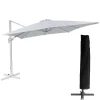Chapeu De Sol Molokai Rectangular De 3X4M Branco + Tampa