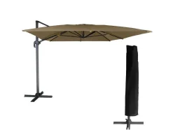Chapeu De Sol Molokai Rectangular De 3X4M De Altura + Tampa