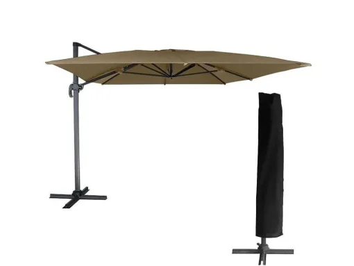 Chapeu De Sol Molokai Rectangular De 3X4M De Altura + Tampa