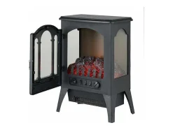 Cheminee Electrique Noir 2Kw Design Classique