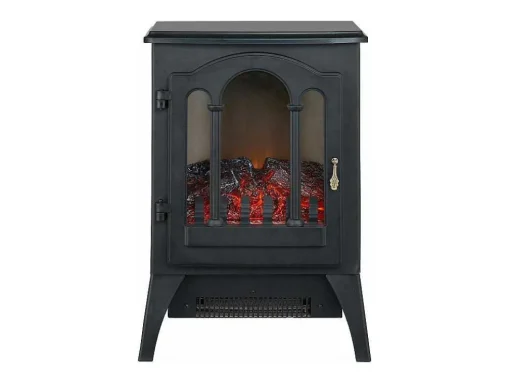 Cheminee Electrique Noir 2Kw Design Classique