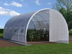 Cobertura De Substituicao Para Estufa Estilo Tunel Com Porta 12 M , C300 X L400 X A200 Cm - Alocasia