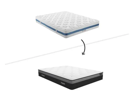 Colchão De 850 Molas Ensacadas Com Faixa Respiravel Airplay De Ysmee EsPéss. 24 Cm - 140 X 190 Cm