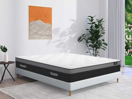 Colchão De 850 Molas Ensacadas Com Faixa Respiravel Airplay De Ysmee EsPéss. 24 Cm - 140 X 190 Cm