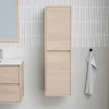 Coluna De Casa De Banho, Folha De Carvalho, C30 X L35 X A120 Cm - Enosea