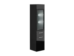 Coluna De Casa De Banho Sem Leds Preto C30 X L30 X A132 Cm - Laurine