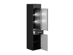 Coluna De Casa De Banho Sem Leds Preto C30 X L30 X A132 Cm - Laurine