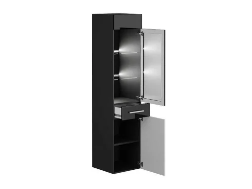 Coluna De Casa De Banho Sem Leds Preto C30 X L30 X A132 Cm - Laurine