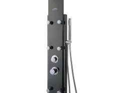 Coluna De Duche De Hidromassagem Evana - Preto - 45*150 Cm