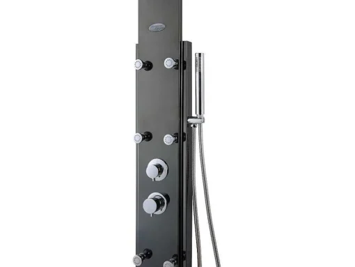 Coluna De Duche De Hidromassagem Evana - Preto - 45*150 Cm