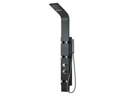 Coluna De Duche De Hidromassagem Evana - Preto - 45*150 Cm