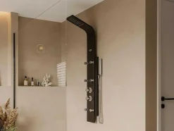 Coluna De Duche De Hidromassagem Evana - Preto - 45*150 Cm