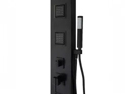 Coluna De Duche Hidromassagem Tyra - Preta - 20*150 Cm