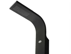 Coluna De Duche Hidromassagem Tyra - Preta - 20*150 Cm
