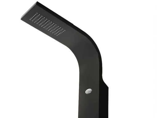 Coluna De Duche Hidromassagem Tyra - Preta - 20*150 Cm