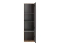Coluna Suspensa Para Casa De Banho Cor Natural Clara E Cinza, C35 X L30 X A120 Cm - Jasmine
