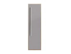 Coluna Suspensa Para Casa De Banho Cor Natural Clara E Cinza, C35 X L30 X A120 Cm - Jasmine